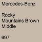 Preview: Mercedes-Benz, Rocky Mountains Brown Middle, 697.